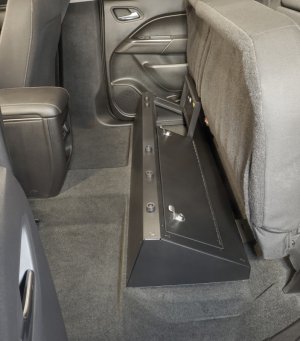 GMC Canyon Underseat Lockbox - Rear - Tuffy Products - Full Width with Pry-Guard Locking System - `14-`22